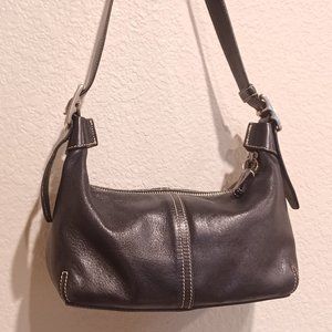 Coach 9564 All Leather Legacy Demi Hobo Soho Adjustable Shoulder Bag Black